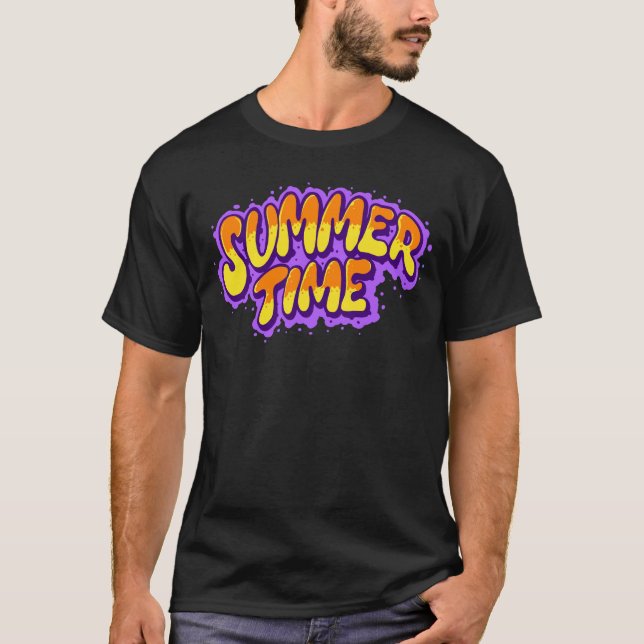 Camiseta Grafite da hora de verão (Frente)