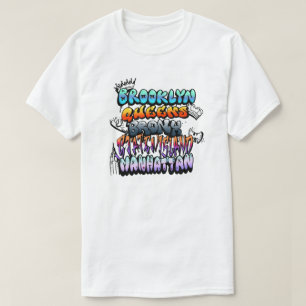 Camiseta Grafite de Boroughs 5 da NYC
