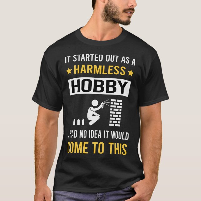 Camiseta Grafite de Hobby Inofensivo (Frente)