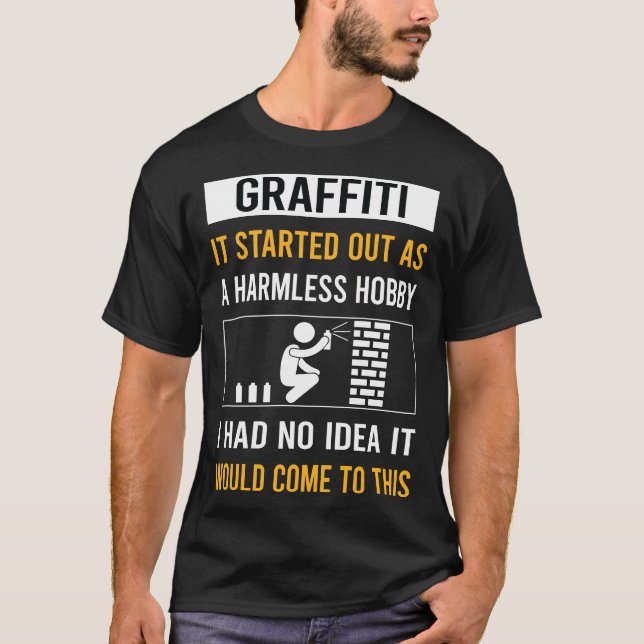 Camiseta Grafite de Hobby sem Hétero (Frente)