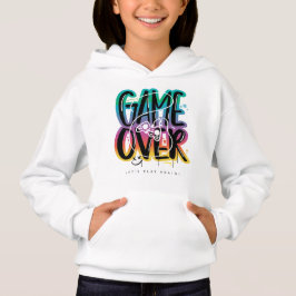 Camiseta Grafite de joystick de game over gamer
