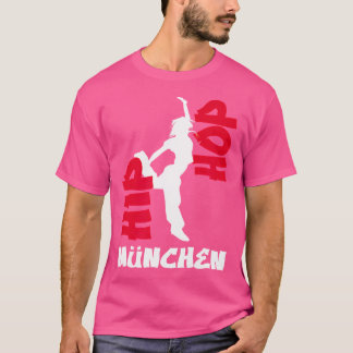 Camiseta Grafite De Música Dançante De Munique, Salto Hip