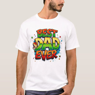 Camiseta Grafite De Peixe Do Melhor Pai