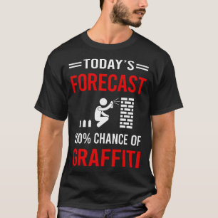 Camiseta Grafite de previsão atual