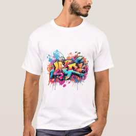 Camiseta Grafite de rua Men Tshirt