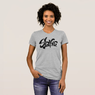 Camiseta Grafite de skate SELFIE Street Art Lettering