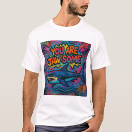 Camiseta Grafite de Tubarão