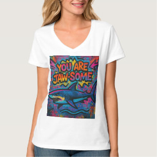 Camiseta Grafite de Tubarão