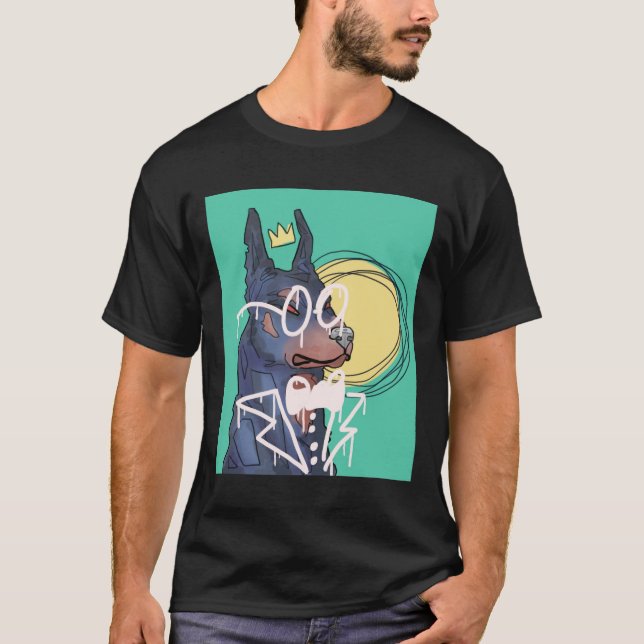 Camiseta Grafite Doberman (Frente)
