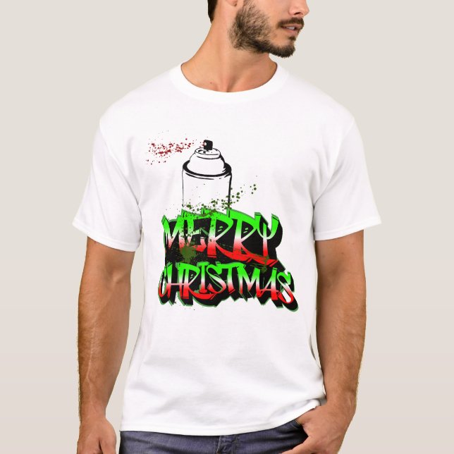Camiseta Grafite Feliz Natal (Frente)