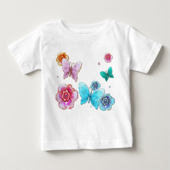 Camiseta Grafite Flutterby esculpido para BABY (Frente)