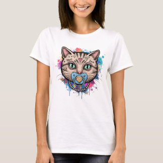 Camiseta Grafite Gato Face