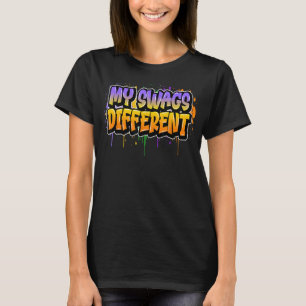 Camiseta Grafite gráfico de hip hop urbano meu trecho difer