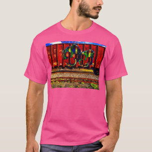 Camiseta Grafite imaginário do comboio