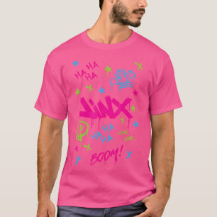 Camiseta Grafite Jinx - Teto de Estilo de Punk Vibrante