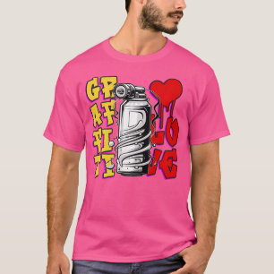 Camiseta Grafite Love Retro 80S 90S Hip Hop Urban Street