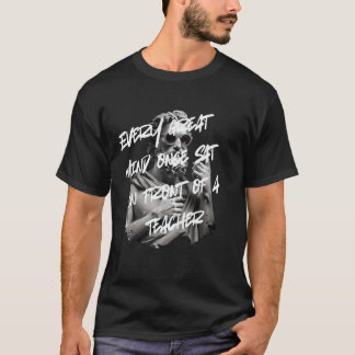 Camiseta grafite png de professor masculino inspirador