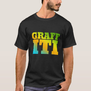 Camiseta Grafite Projetado Com Cores Natureza