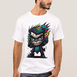 Camiseta Grafite Punk Monkey Tee!