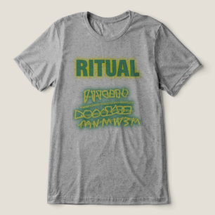 Camiseta Grafite ritual brilha