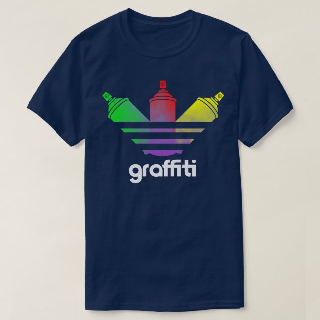 Camiseta Grafite Spray Can Art (Frente do Design)