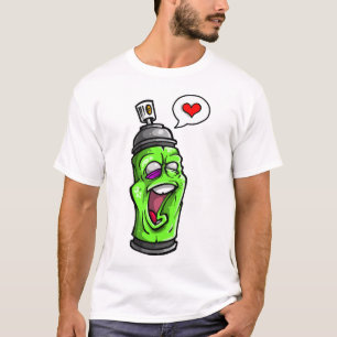 Camiseta Grafite Spray Paint Love T Shirt