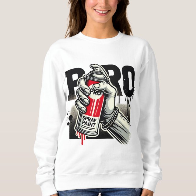 Camiseta Grafite Spray Paint Street Art Design (Frente)