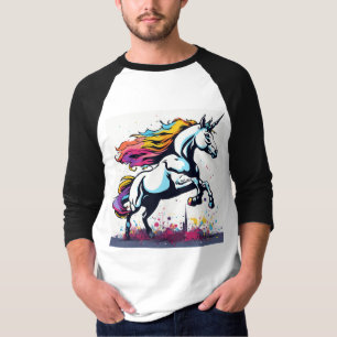 Camiseta Grafite Unicorn: Capa Design Inspirada em Banksy