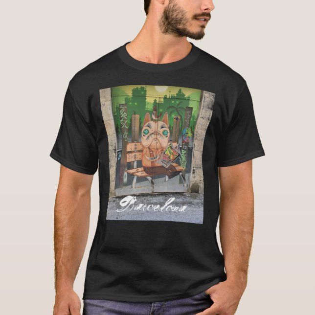 Camiseta Grafites da rua de Barcelona (Frente)