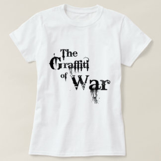 Camiseta Grafites do roupa do logotipo da guerra