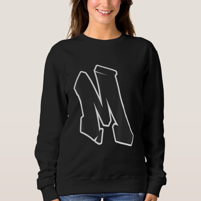Camiseta Grafiti da Letra M (Frente)