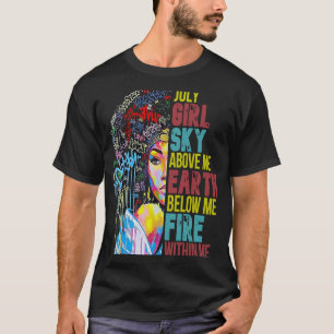 Camiseta Grafitti Julie Girl African American Black Girl Wo