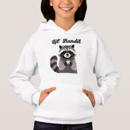Camiseta Grafo Minimalista de Guaxinim 'Lil Bandit' Animal