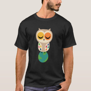 Camiseta Grágico do Espírito de Coruja Andy Westface Thread