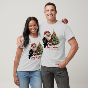 Camiseta Graham Scottie Dog Christmas Personalizado