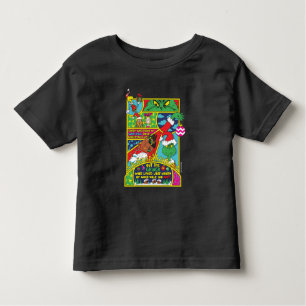 Camiseta Gralha   Gráfico de banda desenhada