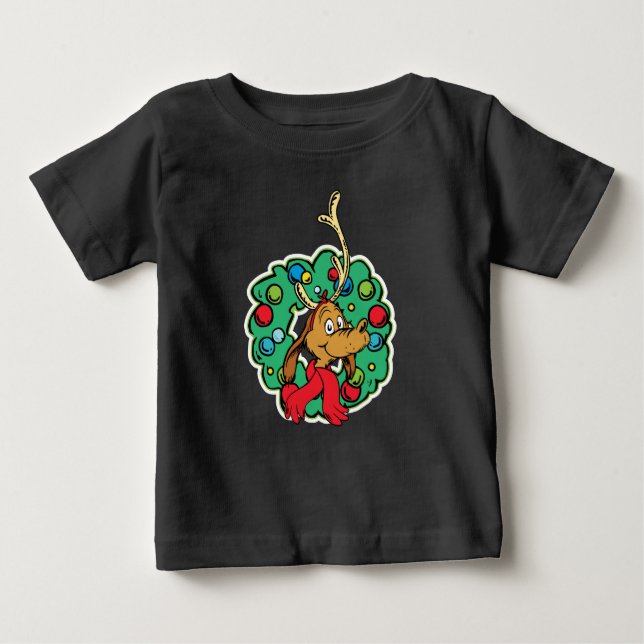Camiseta Gralha | Max Christmas Wreath (Frente)