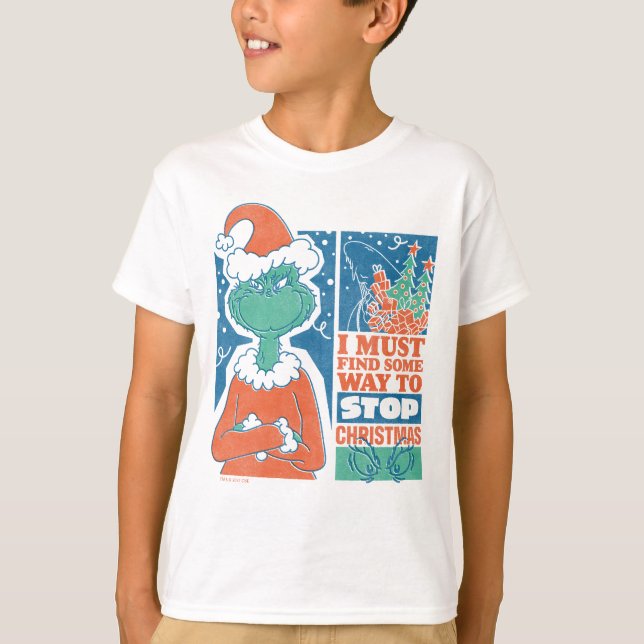 Camiseta Gralha | Parar Gráfico da Vintagem de Natal (Frente)