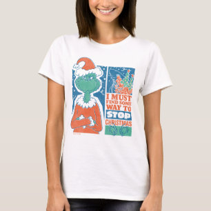 Camiseta Gralha Parar Gráfico da Vintagem de Natal