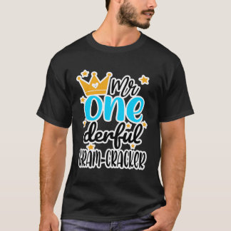 Camiseta Gram-Cracker Do Pequeno primeiro aniversario F
