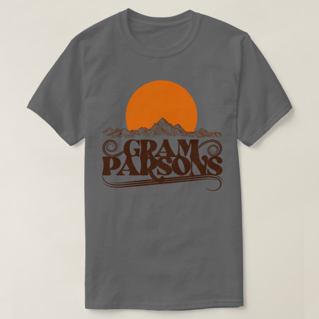 Camiseta Gram Parsons Ascensão Sun (Frente do Design)