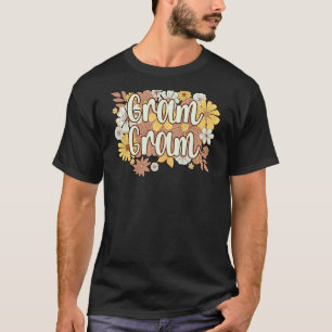 Camiseta Gram vovó Flores Gram Avó Avó Avó