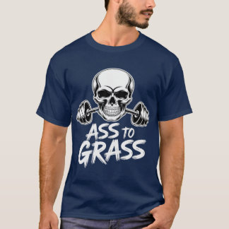 Camiseta Grama Asso Motivacional Academia Treino de Perna v