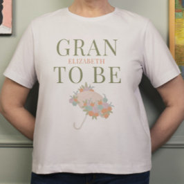 Camiseta GRAMA DE Guarda-chuvas Floral PARA SER TEXTO PARA