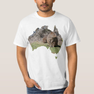 Camiseta Grama de Quokka em Forma de Estrutura de Tópicos 