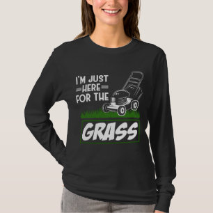 Camiseta Gramado de Grass Mears Cuidados Engraçados Leitur