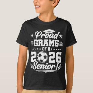 Camiseta Gramas Orgulhosos De Um Graduado Senior De Futebol