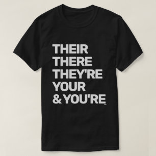 Camiseta Gramática apropriada