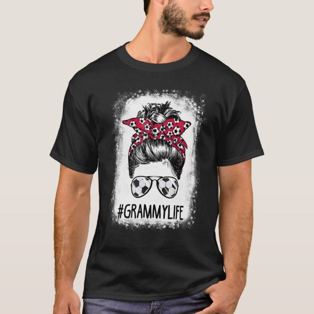 Camiseta Gramática Desconhecida Tia de Futebol da Vida Mess (Frente)