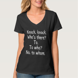 Camiseta Gramática Puns Texto Apenas 8
